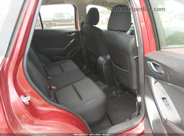 JM3KE4BY4G0739667 2016 MAZDA CX-5 Red Vista de la etiqueta del VIN