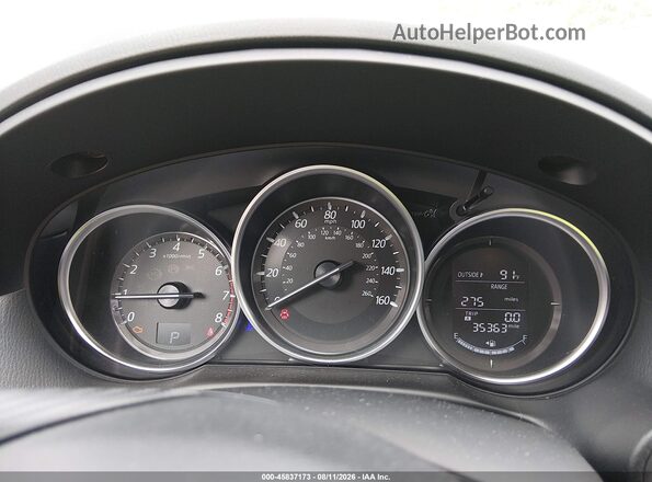 JM3KE4BY4G0739667 2016 MAZDA CX-5 Red Vista de los asientos traseros