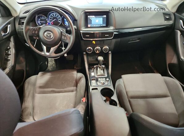 JM3KE4BY4G0810303 2016 MAZDA CX-5 Серебряный Вид панели приборов