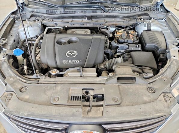 JM3KE4BY4G0810303 2016 MAZDA CX-5 Серебряный Вид подкапотного пространства