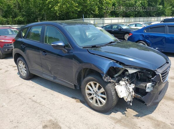 JM3KE4BY4G0869612 2016 MAZDA CX-5 Blue Առջևի աջ