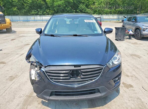 JM3KE4BY4G0869612 2016 MAZDA CX-5 Blue Դիմացի տեսք