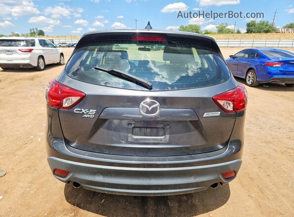 JM3KE4BY5G0904271 2016 MAZDA CX-5 Charcoal უკანა ხედი