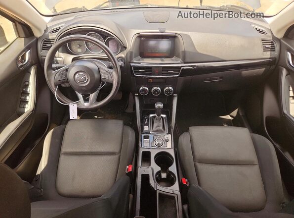 JM3KE4BY5G0904271 2016 MAZDA CX-5 Charcoal წინა პანელის ხედი