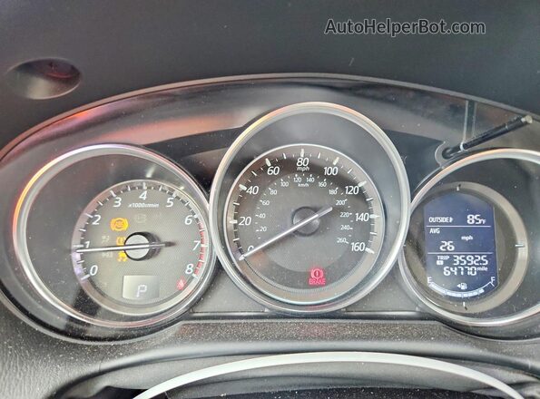 JM3KE4BY8G0700693 2016 MAZDA CX-5 Gray Սարքավորումների վահանակի տեսք