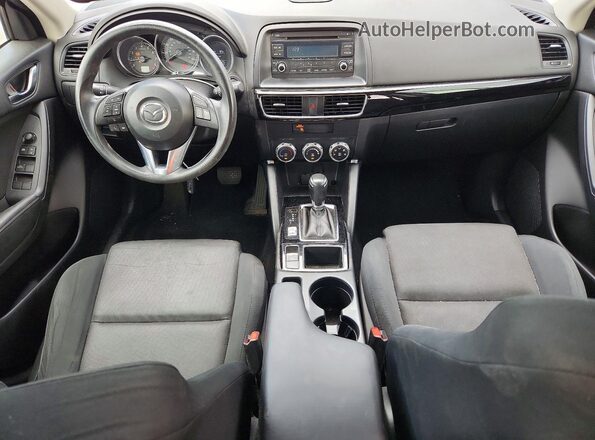 JM3KE4BY8G0700693 2016 MAZDA CX-5 Gray Առջևի վահանակի տեսք