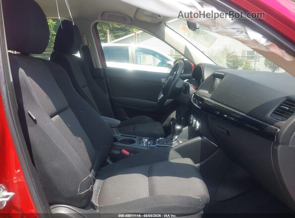 JM3KE4BYXG0638178 2016 MAZDA CX-5 Red Widok wnętrza z przodu