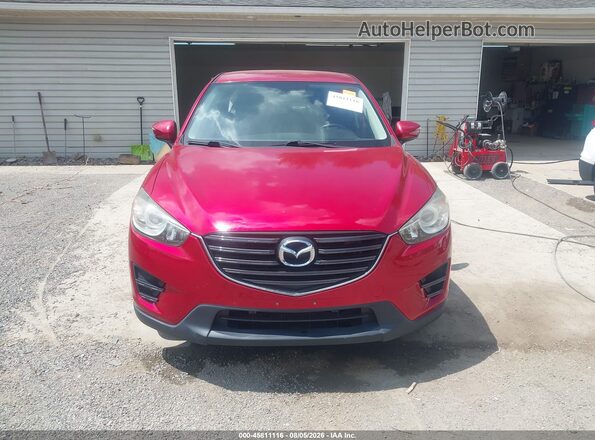 JM3KE4BYXG0638178 2016 MAZDA CX-5 Red Widok wnętrza z tyłu