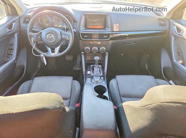 JM3KE4BYXG0660813 2016 MAZDA CX-5 White Vista del salpicadero