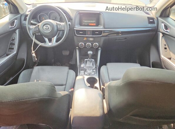 JM3KE4BYXG0801072 2016 MAZDA CX-5 Серебряный Вид панели приборов