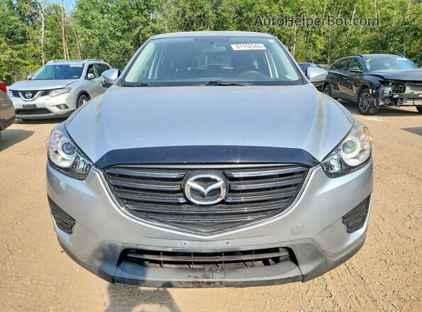 JM3KE4BYXG0801072 2016 MAZDA CX-5 Серебряный Вид спереди