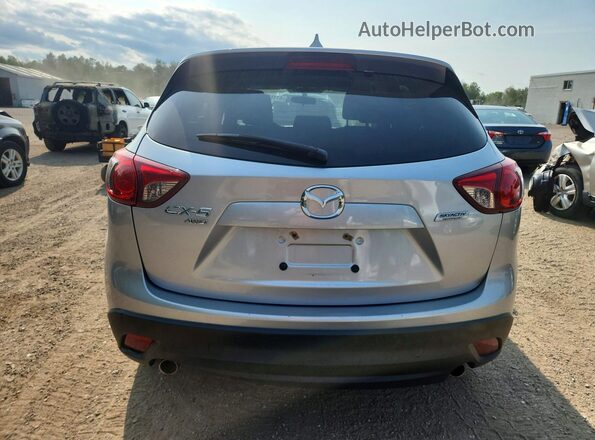 JM3KE4BYXG0801072 2016 MAZDA CX-5 Серебряный Вид сзади