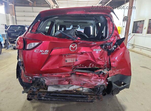 JM3KE4CY3G0921648 2016 MAZDA CX-5 Red Vista trasera
