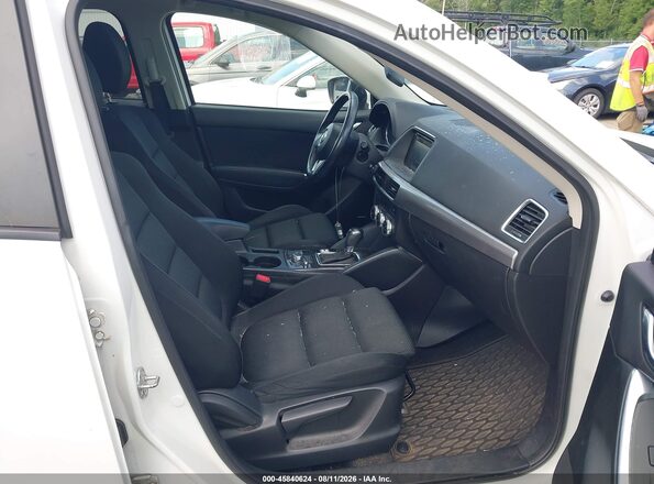 JM3KE4CY4G0802278 2016 MAZDA CX-5 White წინა სალონის ხედი