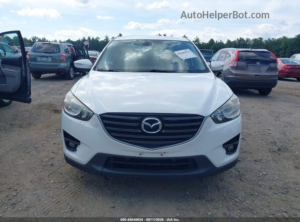 JM3KE4CY4G0802278 2016 MAZDA CX-5 White ხელსაწყოთა პანელის ხედი