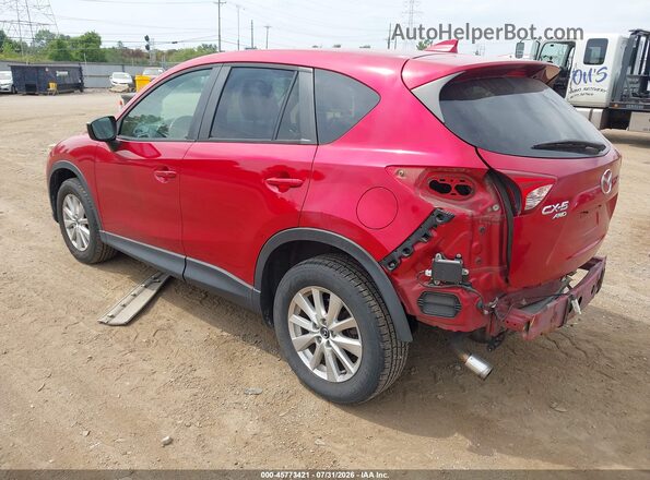 JM3KE4CY4G0849519 2016 MAZDA CX-5 Burgundy Հետևի ձախ