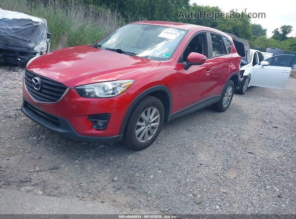 JM3KE4CY6G0831457 2016 MAZDA CX-5 Red Передня ліва чверть