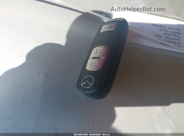 JM3KE4CY6G0845648 2016 MAZDA CX-5 Black Вид панелі приладів
