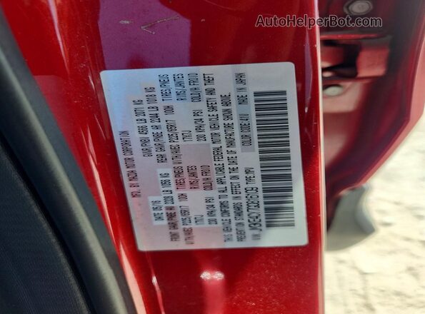 JM3KE4CY7G0816109 2016 MAZDA CX-5 Red Շարժիչի բաժամունքի տեսք