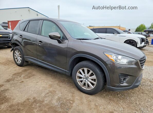JM3KE4CY7G0863351 2016 MAZDA CX-5 Gray Delantero derecho