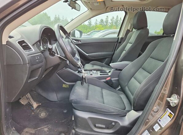 JM3KE4CY7G0863351 2016 MAZDA CX-5 Gray Vista interior delantera