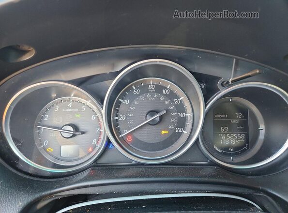 JM3KE4CY7G0911270 2016 MAZDA CX-5 Gray Widok zestawu wskaźników