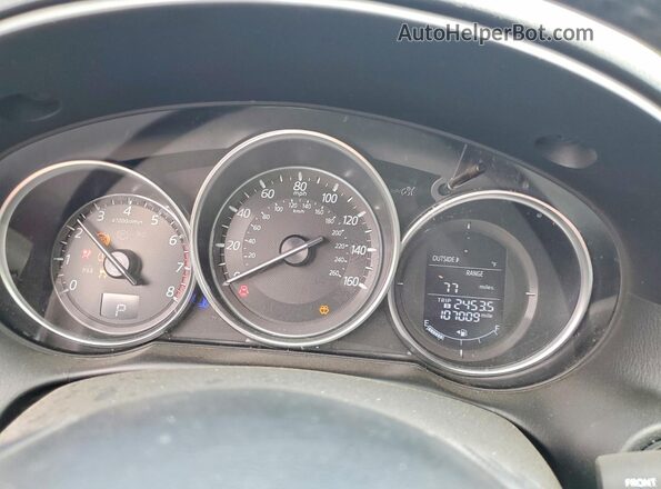 JM3KE4CY8G0826938 2016 MAZDA CX-5 Gray Widok zestawu wskaźników