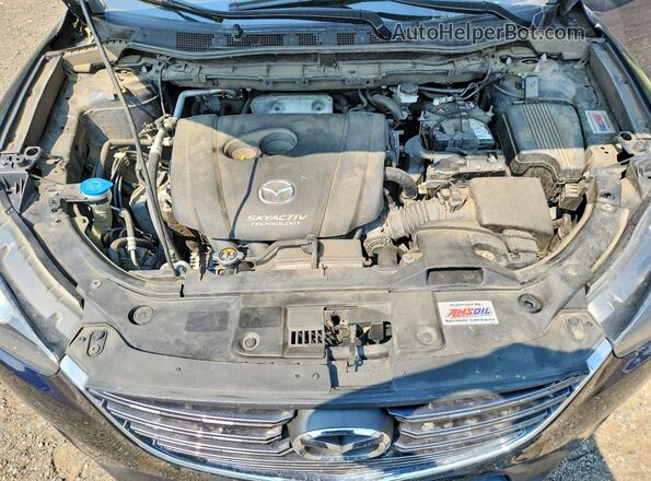 JM3KE4CYXG0762353 2016 MAZDA CX-5 Blue ძრავის განყოფილების ხედი
