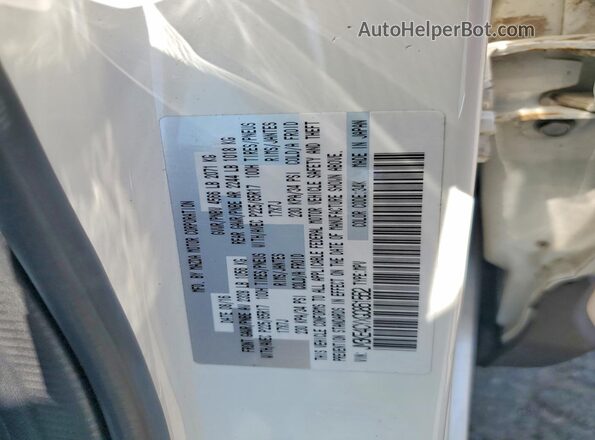 JM3KE4CYXG0861562 2016 MAZDA CX-5 White VIN sticker view