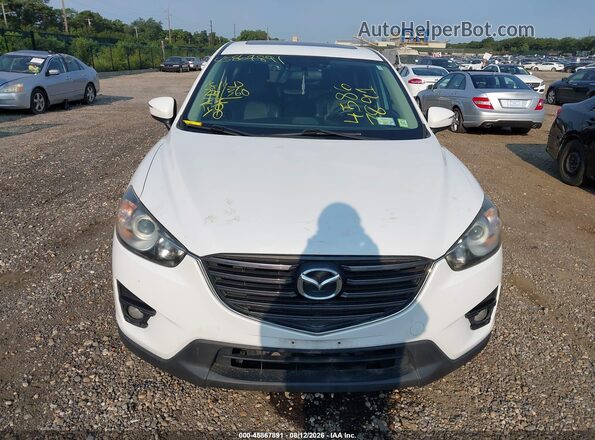 JM3KE4DY0G0786675 2016 MAZDA CX-5 White ხელსაწყოთა პანელის ხედი