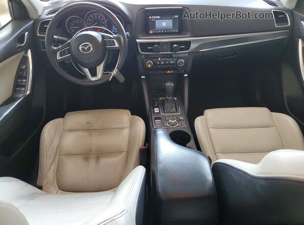 JM3KE4DY0G0825166 2016 MAZDA CX-5 Белый Вид панели приборов