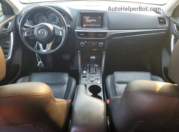 JM3KE4DY1G0722614 2016 MAZDA CX-5 Charcoal Widok deski rozdzielczej