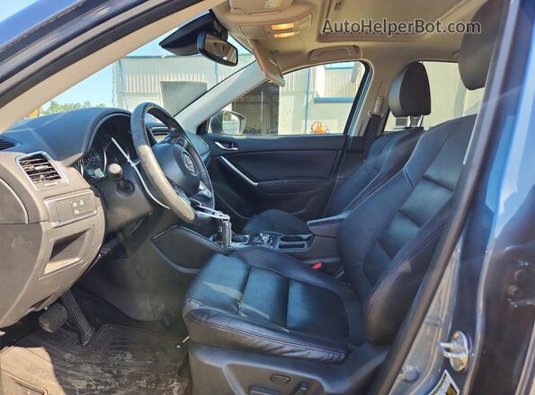 JM3KE4DY1G0838461 2016 MAZDA CX-5 Синий Вид салона спереди
