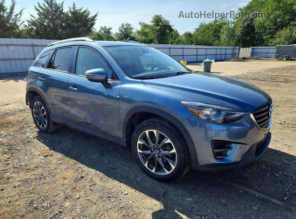 JM3KE4DY1G0838461 2016 MAZDA CX-5 Синий Передняя правая четверть