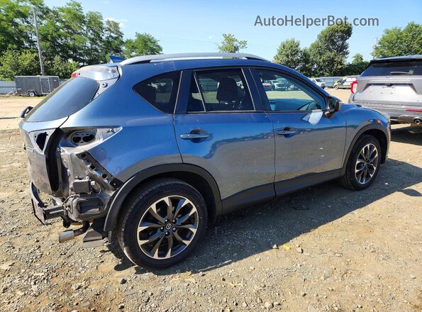 JM3KE4DY1G0838461 2016 MAZDA CX-5 Синий Задняя правая четверть