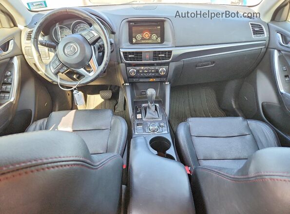 JM3KE4DY1G0838461 2016 MAZDA CX-5 Синий Вид панели приборов