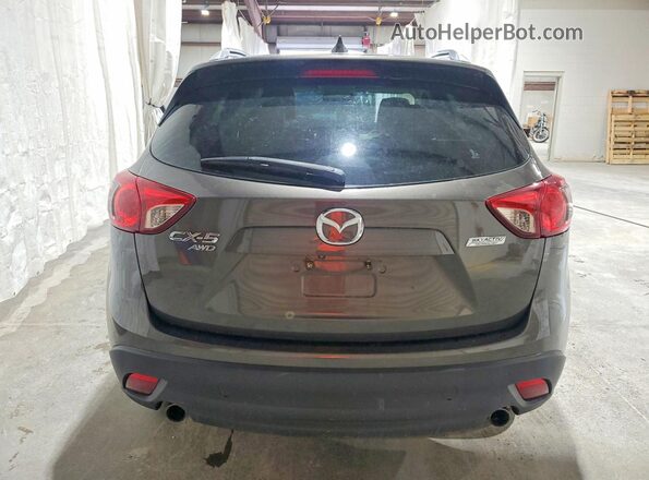 JM3KE4DY1G0849654 2016 MAZDA CX-5 Brown Widok z tyłu