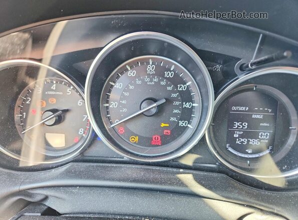 JM3KE4DY1G0849654 2016 MAZDA CX-5 Brown Widok zestawu wskaźników