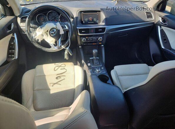 JM3KE4DY1G0849654 2016 MAZDA CX-5 Brown Widok deski rozdzielczej