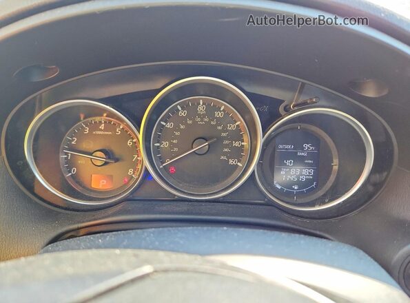JM3KE4DY2G0682267 2016 MAZDA CX-5 Gray Instrument cluster view