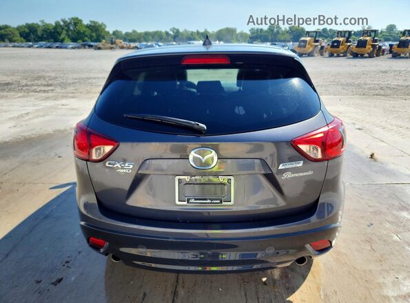 JM3KE4DY2G0682267 2016 MAZDA CX-5 Gray Rear view