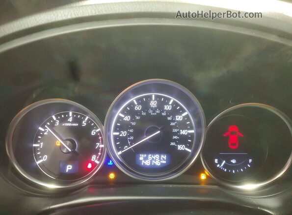 JM3KE4DY2G0749711 2016 MAZDA CX-5 White ხელსაწყოთა პანელის ხედი