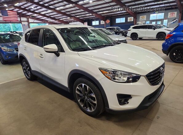 JM3KE4DY2G0907836 2016 MAZDA CX-5 Белый Передняя правая четверть