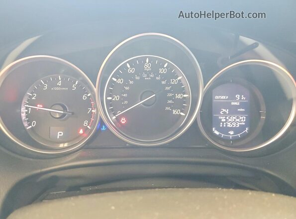 JM3KE4DY3G0791756 2016 MAZDA CX-5 Charcoal Vista del compartimento del motor