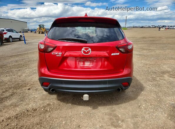 JM3KE4DY4G0662277 2016 MAZDA CX-5 Red უკანა ხედი