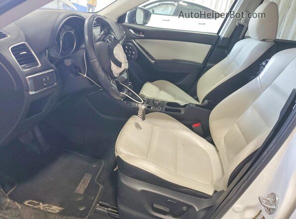 JM3KE4DY4G0748754 2016 MAZDA CX-5 White Вид салону спереду