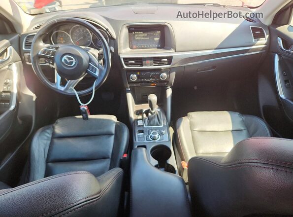 JM3KE4DY4G0862527 2016 MAZDA CX-5 Red Առջևի վահանակի տեսք