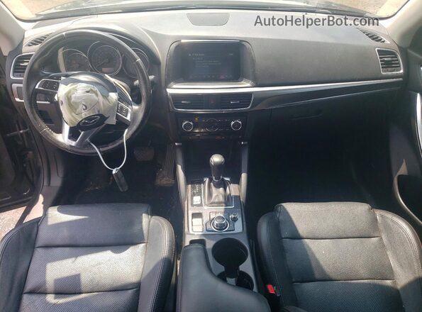 JM3KE4DY5G0709381 2016 MAZDA CX-5 Gray Առջևի վահանակի տեսք