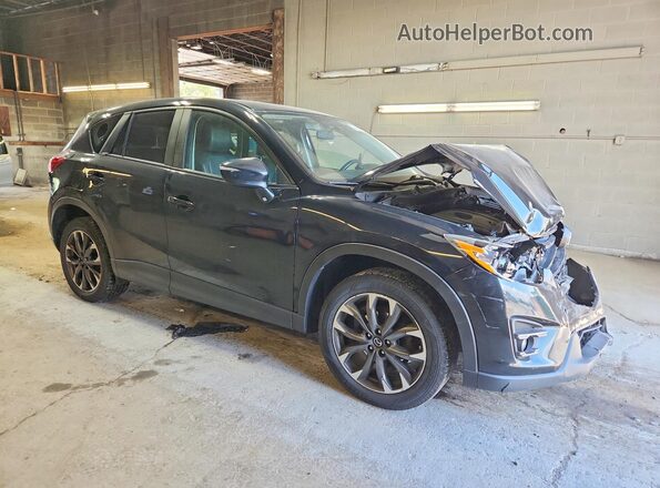 JM3KE4DY5G0742882 2016 MAZDA CX-5 Black Առջևի աջ