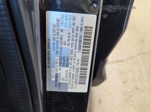 JM3KE4DY5G0742882 2016 MAZDA CX-5 Black VIN կոդի պիտակի տեսք